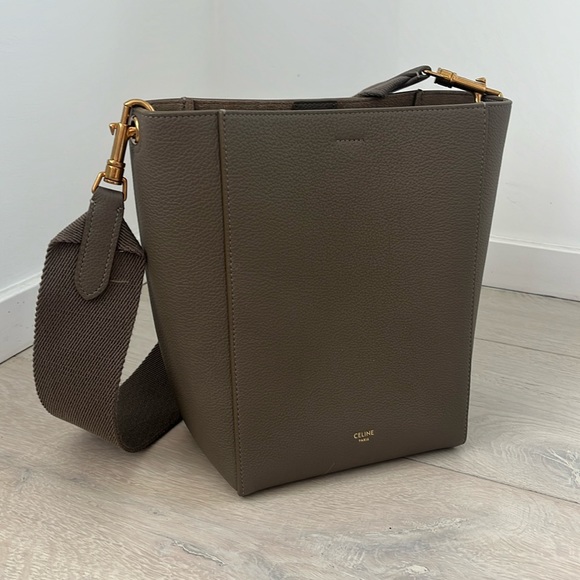 Celine Handbags - CELINE Brand Small Seau Sangle Bucket Bag
